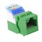 Bestlink Netware CAT6 Tool Less Keystone Jack- Green 101707GN - alternate 3
